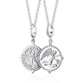 Sterling Silver Iris Goddess Of Communication Necklace, 3 of 7