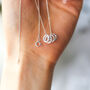 Soul Sister Bond Necklace, Dainty Rings Necklace, thumbnail 5 of 7