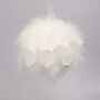 G Decor Fluffy Feathery Christmas Tree Bauble, thumbnail 3 of 3