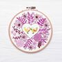 Love Blooms Hand Embroidery Pdf Pattern Digital Product, thumbnail 4 of 10