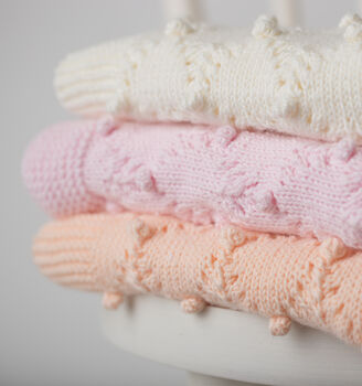 Hand Knitted Baby Blanket, 2 of 7