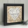 Personalised Map With White Painted Heart Background, thumbnail 7 of 9