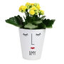 Personalised 'Mrs Face' Ceramic Plant Pot, thumbnail 4 of 4