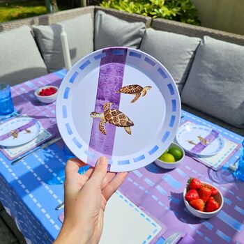 Turtle Stripe China Plate, 3 of 7