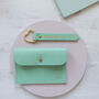 Personalised Leather Coin Purse And Keyring Gift Set, thumbnail 4 of 7