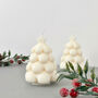 White Christmas Tree Candle And Christmas Decoration, thumbnail 1 of 12