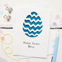 Personalised Easter Egg Cut Out Card, thumbnail 1 of 2