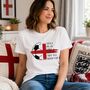 I Play Like A Lioness Football T Shirt, thumbnail 3 of 9