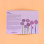 Herb Themed Greetings Card With Chives Seeds, thumbnail 4 of 5