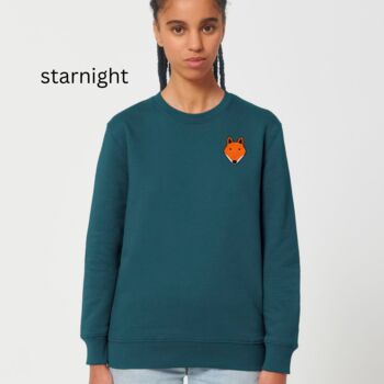 Organic Cotton Fox Sweatshirt, 9 of 12