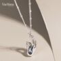 Jnana Mudra Gold Vermeil, Sterling Silver Pendant Necklace, thumbnail 10 of 12