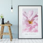 Minimalist Pink Rose Flower Photography Print, thumbnail 1 of 2