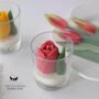 Personalised Gift Box Of Three Tulip Soy Candles With Greeting Free Card, thumbnail 4 of 7