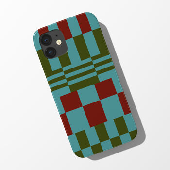 Wavy Check Phone Case Durable iPhone Samsung Mobile Cover, 12 of 12