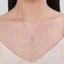 Sterling Silver Tiny Frog Pendant Necklace, thumbnail 7 of 12