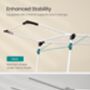 Winged Clothes Drying Rack With Sock Clip Arms, thumbnail 4 of 7