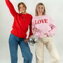 Embroidered Love Premium Fairwear Sweatshirt, thumbnail 8 of 10