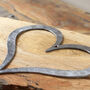 11th Anniversary Personalised Steel Heart Sculpture, thumbnail 2 of 11