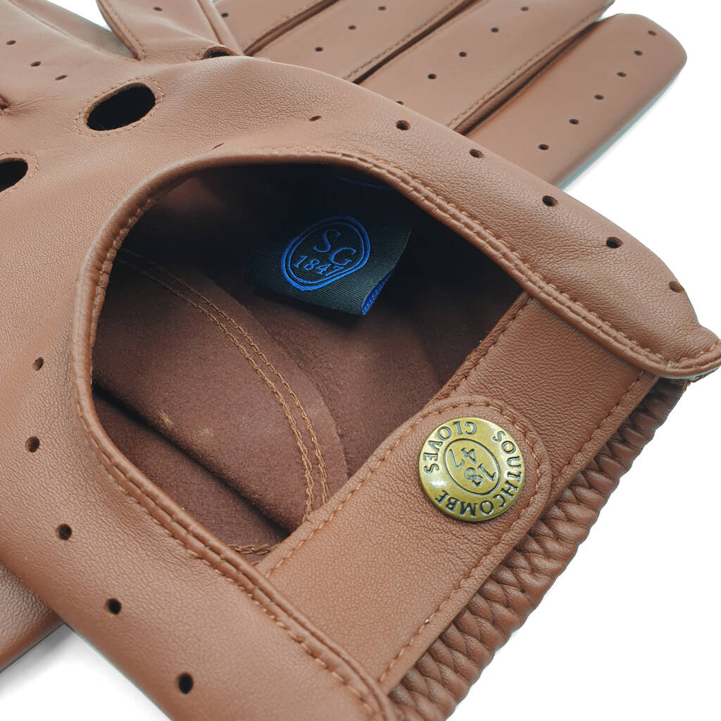 Cooper. Men's Classic Leather Driving Gloves By Gloves