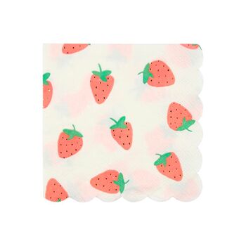 Strawberry Small Party Napkins, 2 of 2
