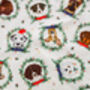 Christmas Dogs, Illustrated Tea Towel Christmas Gift, thumbnail 4 of 6