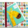 Mini Giraffe Greetings Card, thumbnail 3 of 5