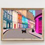 Cats In Edinburgh Print, thumbnail 1 of 2