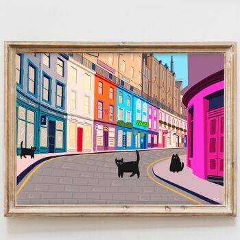 Cats In Edinburgh Print, 4 of 6