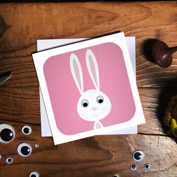 Bunny Rabbit Birthday Card, 3 of 4