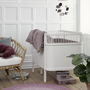 Classic White Baby And Junior Bed, thumbnail 2 of 5