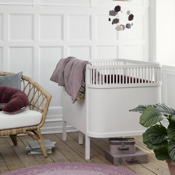 Classic White Baby And Junior Bed, 2 of 5