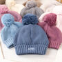 Unisex Big Bobble Knitted Baby Hat, thumbnail 3 of 10