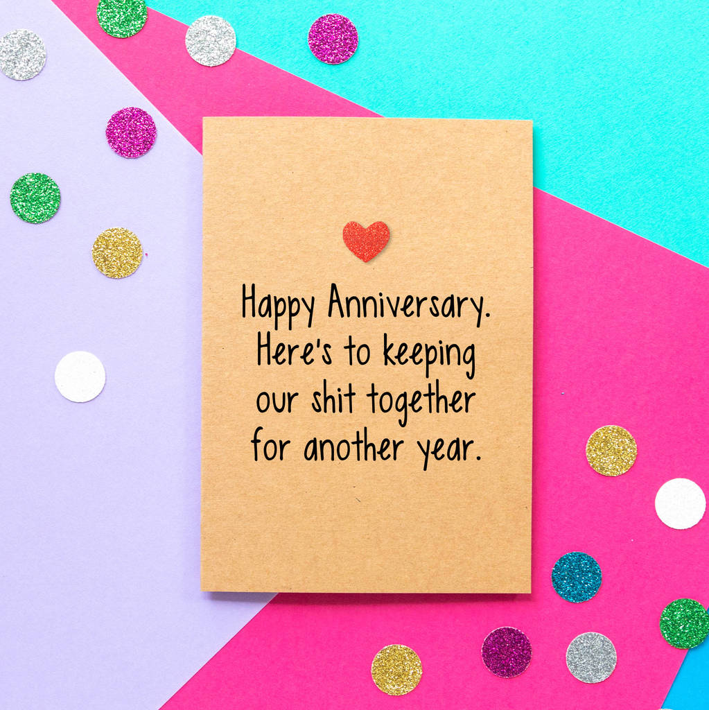 'To Many More' Funny Anniversary Card, 1 of 2
