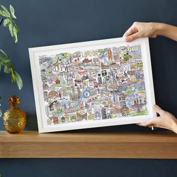 London Illustrated Map Print, 2 of 5