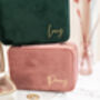 Personalised Velvet Travel Jewellery Box, thumbnail 9 of 11