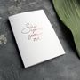 'Shit You're Getting Old' Rose Gold Foil Birthday Card, thumbnail 1 of 7