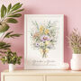Personalised Elegant Family Bouquet With Birth Month Flowers, thumbnail 1 of 7