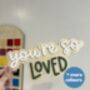 Wooden Decor Sign 'You’re So Loved' Children’s Bedroom/ Playroom Decor, thumbnail 3 of 5