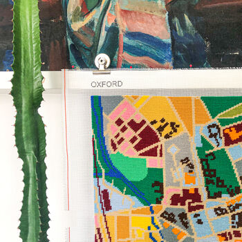 Oxford City Map Tapestry Kit, 3 of 9