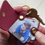 Personalised Leather Photo Book Keyring, thumbnail 1 of 5