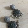 Blue Oxidised Dangle Earrings, thumbnail 2 of 4
