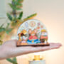 Personalised Cross Stitch Embroidery Pop Out Card, thumbnail 3 of 4