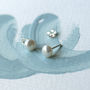 Freshwater Pearl Stud Earrings, thumbnail 2 of 10