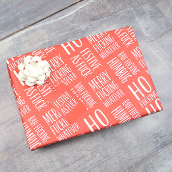 Rude Christmas Wrapping Paper, 2 of 5