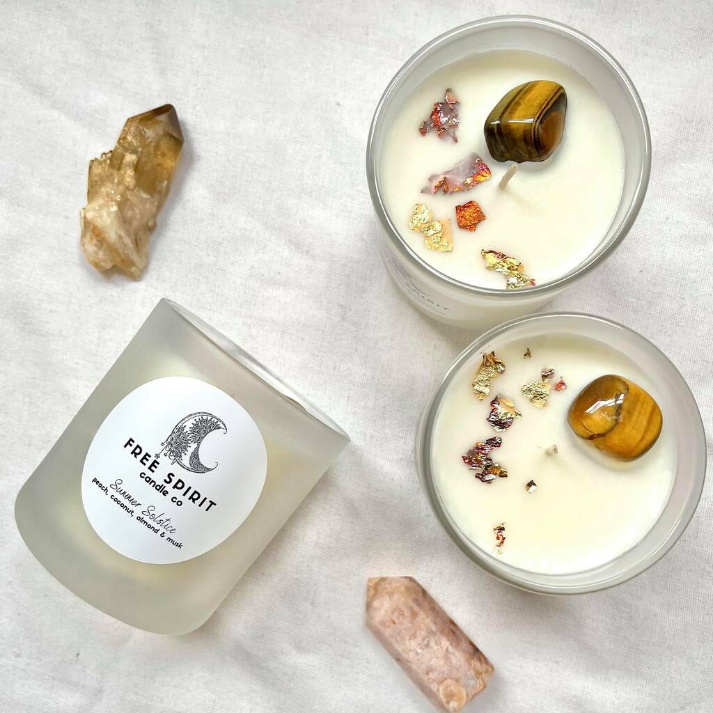 Summer Solstice Candle Coconut, Peach, Almond And Musk By When I Was a ...