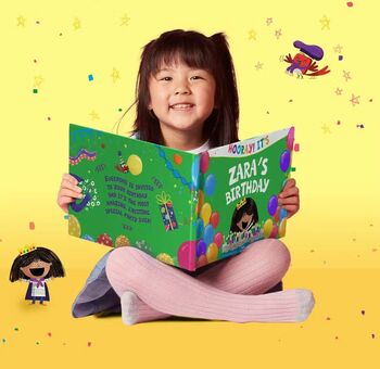 Hooray! It's Your 6th Birthday! Personalised Kids Book, 3 of 9