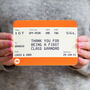 Personalised Train Ticket Card For Grandad, thumbnail 1 of 3