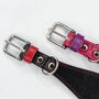 Colour Contrast Leather Whippet Collar, thumbnail 2 of 11