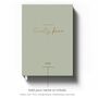 Sage Green A5 Personalised Diary, Week To View Planner, thumbnail 3 of 11