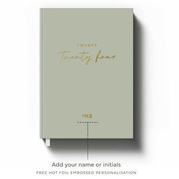Sage Green A5 Personalised Diary, Week To View Planner, 3 of 11